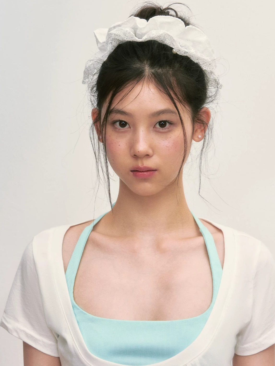 Layered U-Neck Top Set