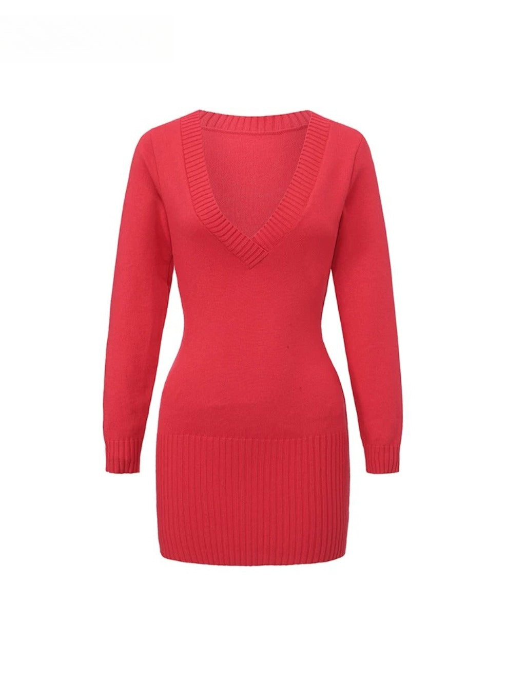 Fringe Knit Dress Set