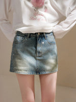 Rose Print Lace Top & Skirt Set