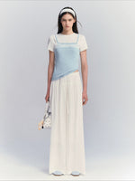 Lace Contrast Tee