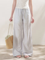 Drawstring Wide Leg Pants