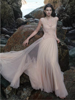 Tidal Lace Halter Dress