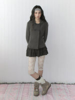 Layered Ruffle High-Waisted Mini Skirt