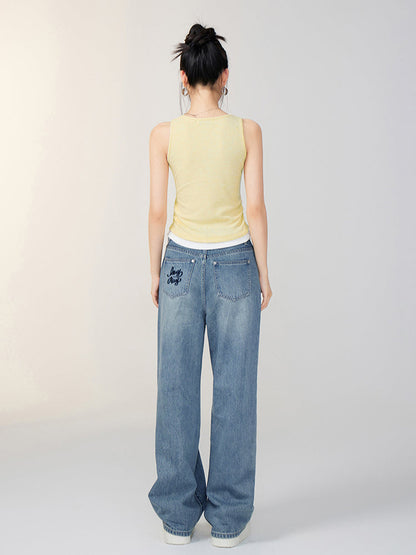 Two-Tone Knit Vest