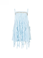 Beaded Acetate Slip Dress