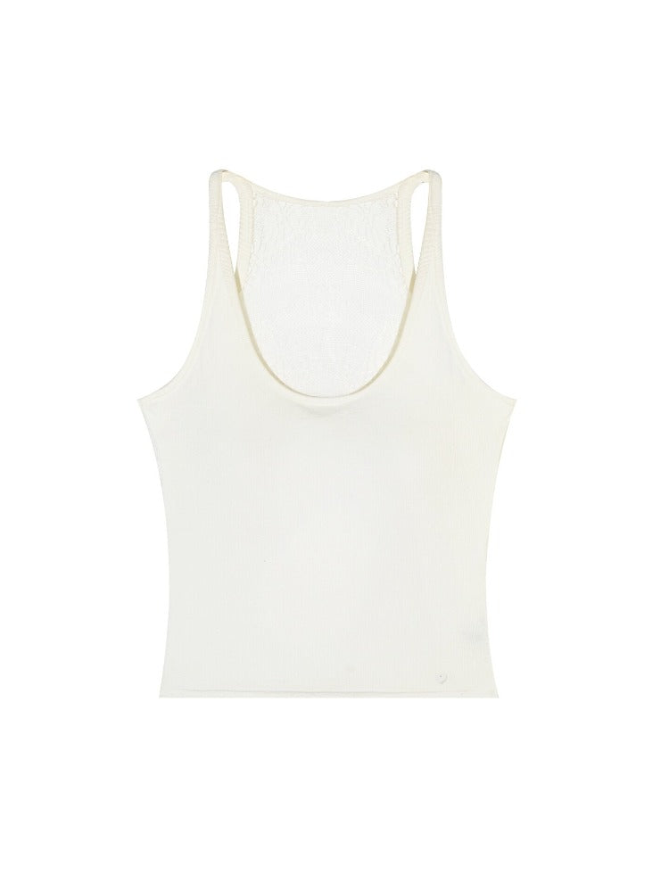 Striped Lace Shirt Set