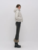 Quilted Hooded Light Down