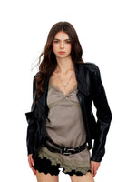 Asymmetric PU Moto Jacket