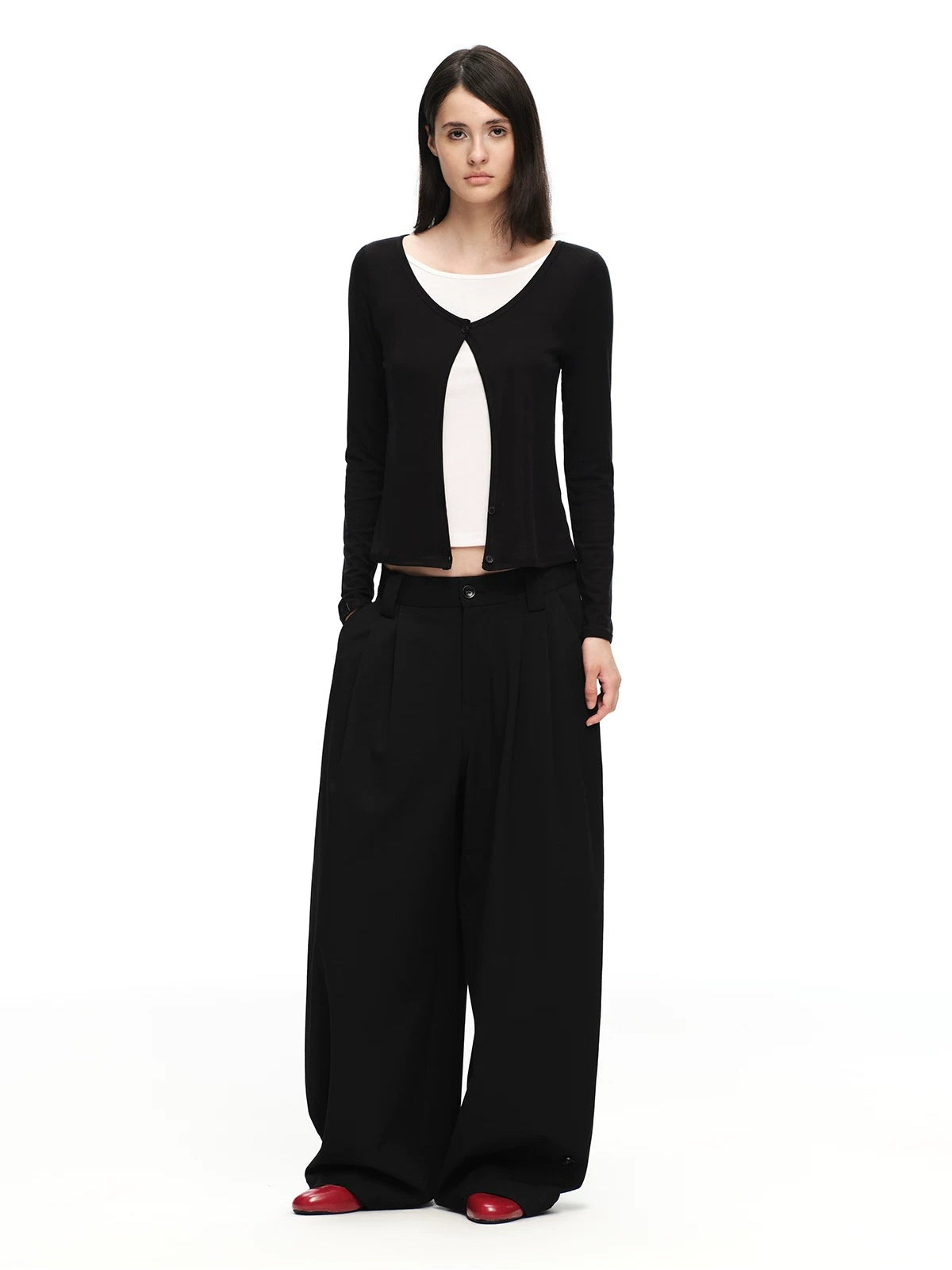 Double Pleated Pants