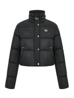 Black & White Pearl Down Short Jacket