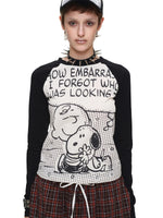 Colorful Cartoon Raglan Tee