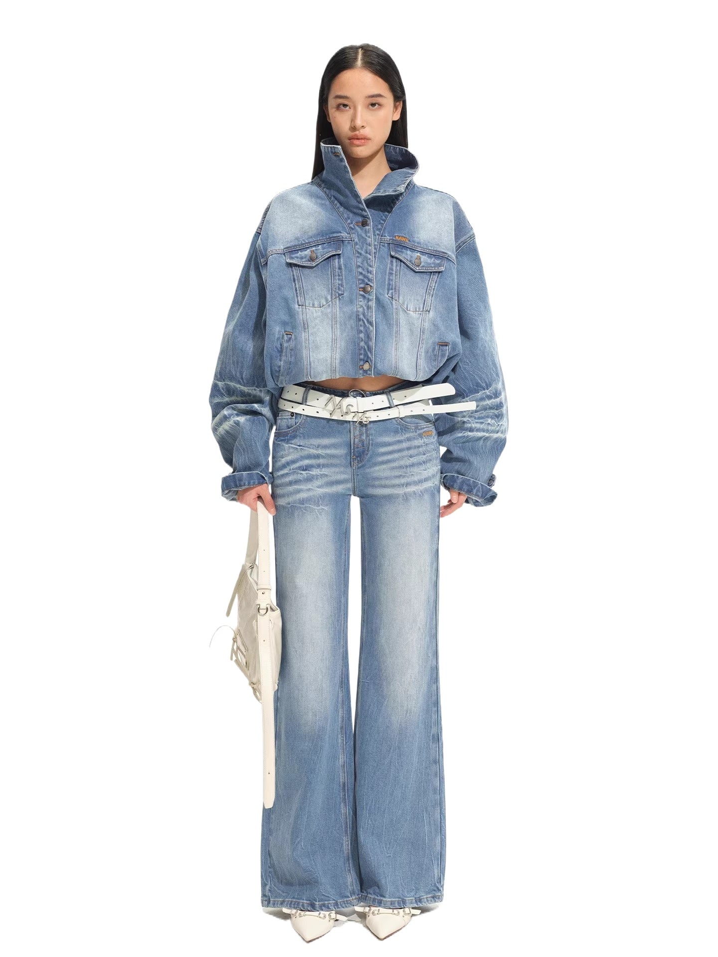 +5CM N4 Proportion Straight-Leg Jeans