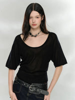Lyocell U-Neck Top