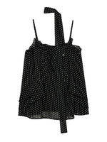 Black Polka Dot Cami Blouse