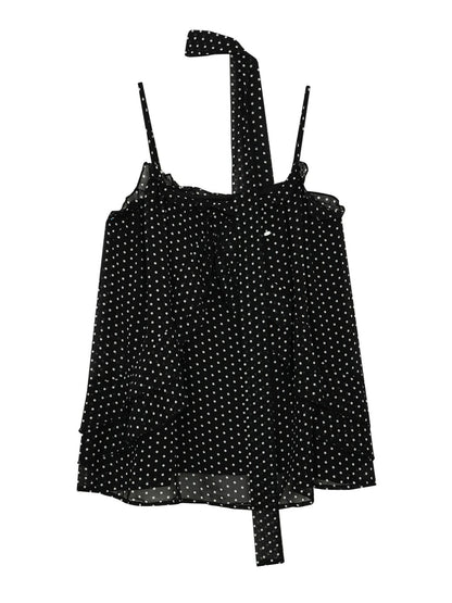 Black Polka Dot Cami Blouse