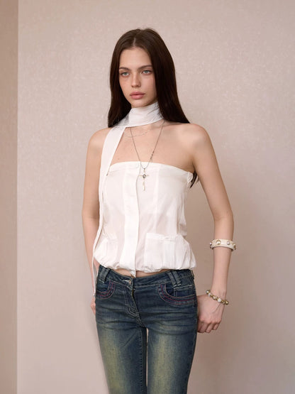 Sheer Utility Tube Top
