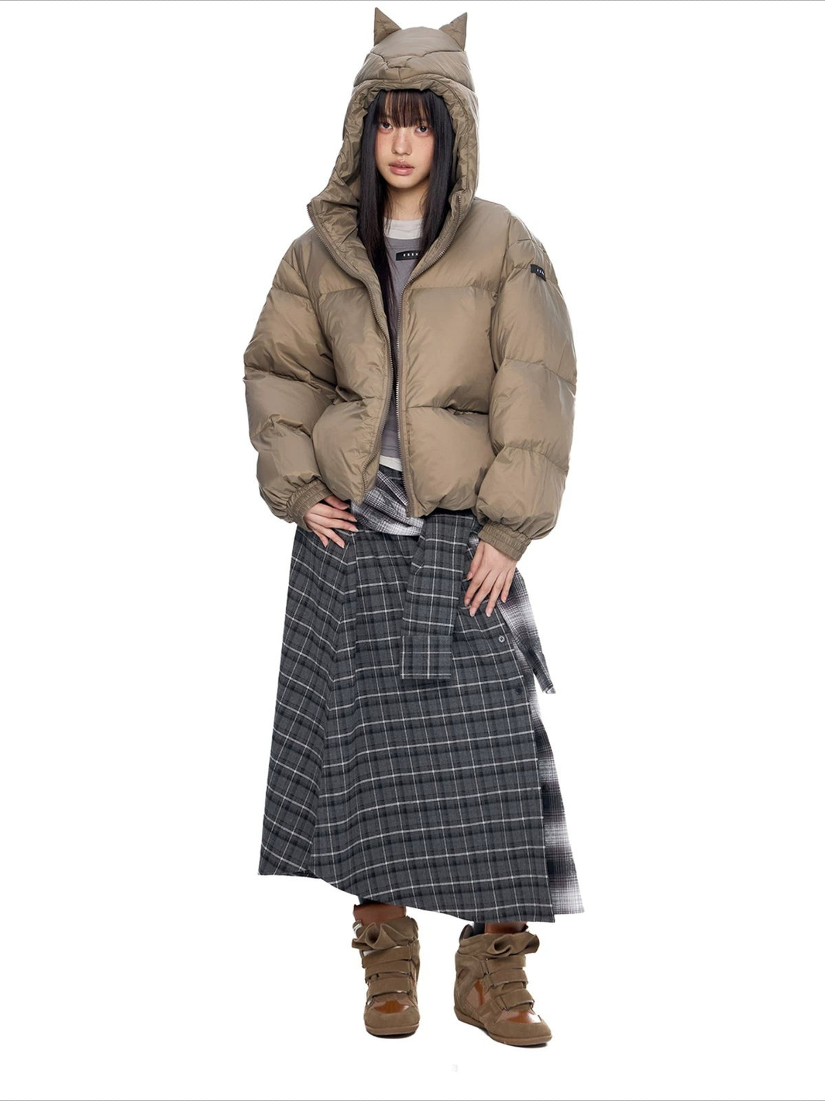 Cat Ear Down Jacket