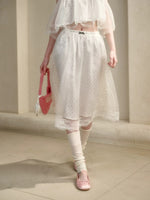 Pearl Organza Polka Dot Set