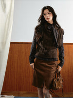 Plaid Layered Skirt Set