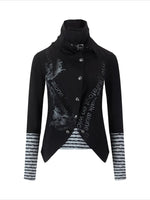 Punk Layered Knit Top