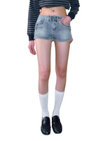 Vintage Low-Rise Denim Shorts