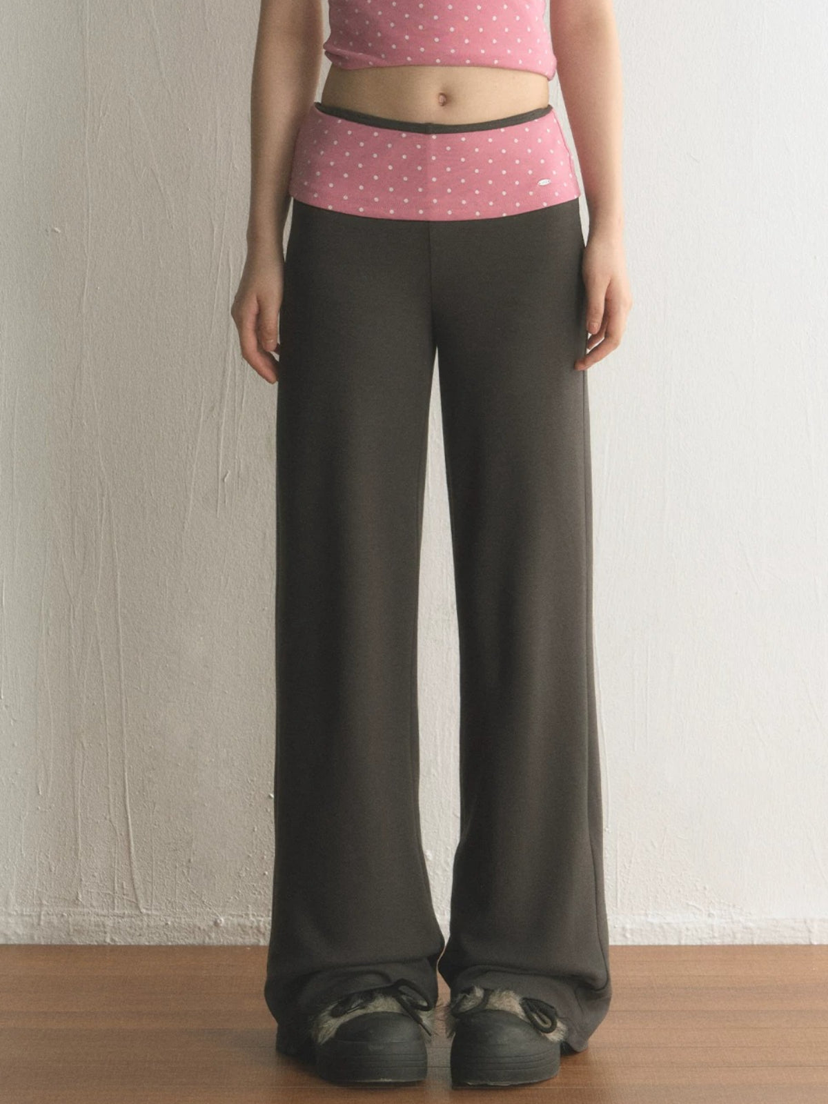 Polka Dot Flare Pants