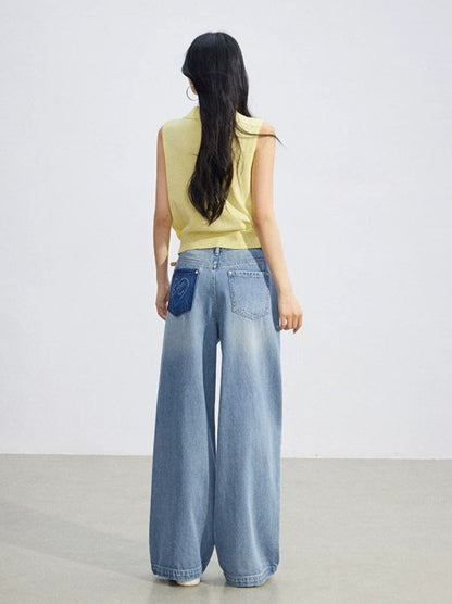 Polo Knit Ice-Silk Top