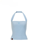 Embroidered Bow Shoulder Strap Slimming Camisole