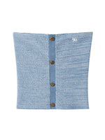 Blue Wanderer Knit Bandeau