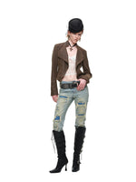 Buckled Knee-High Boots