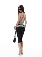 Backless Cross-Strap Cami Top