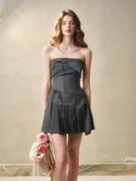Blue & Gray Suit Dress