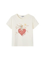 Cupid Heart Printed T-shirt
