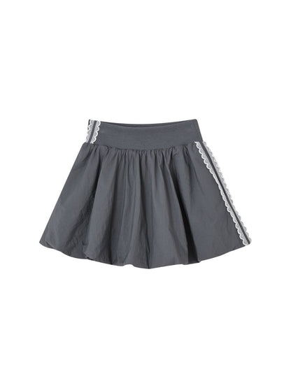 Lace‑Splice Sun Jacket &amp; Skirt Set