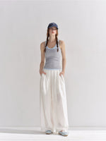 Contrast Logo Tank Top