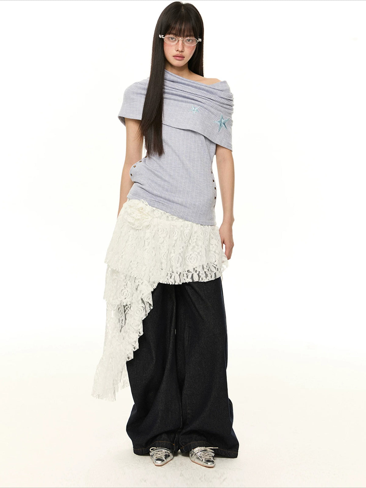Off Shoulder Knit Top