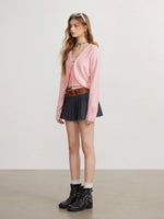 Bow Camisole Cardigan Set