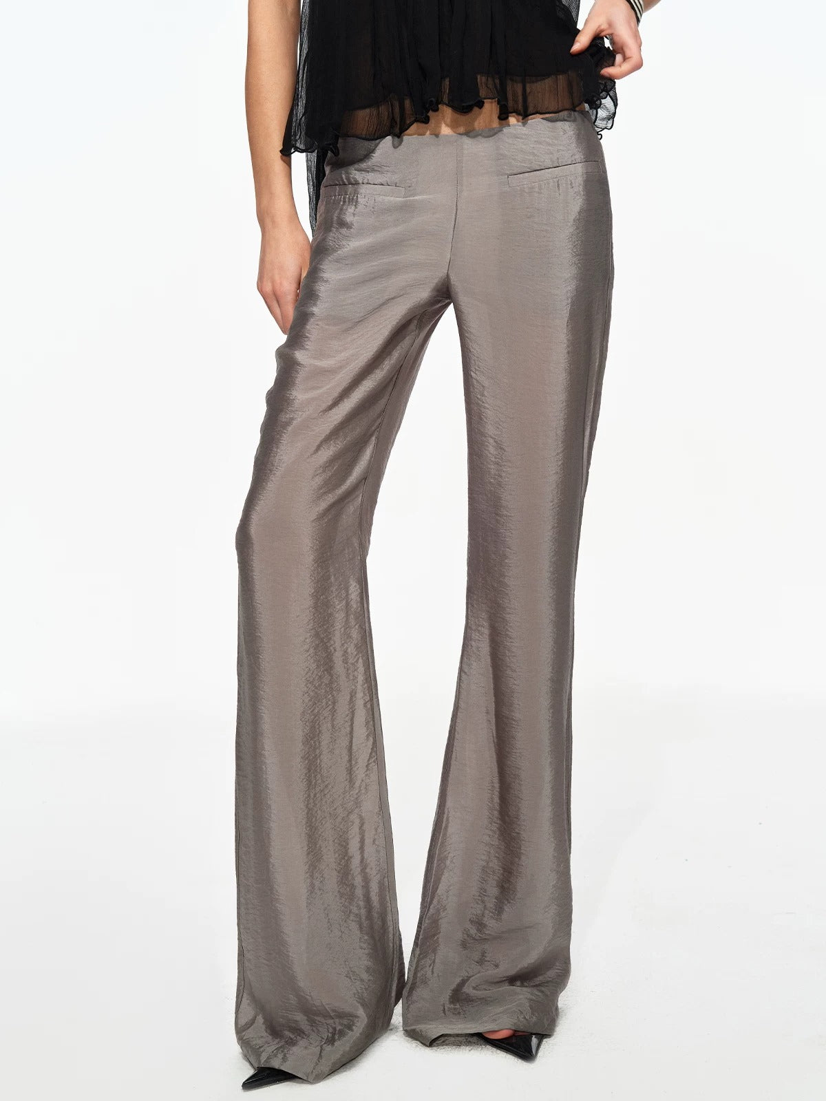 Silky Flare Pants