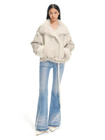 Will Faux Leather Shearling Jacket