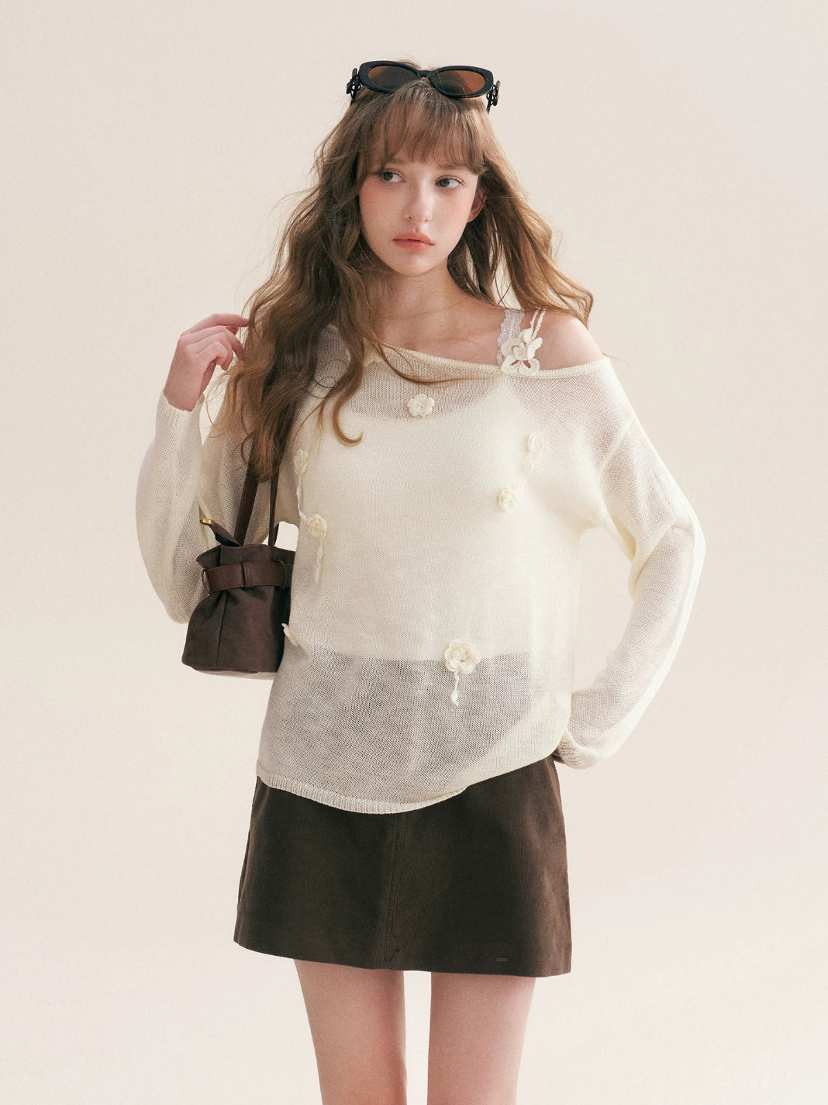 Corduroy A Line Skirt