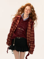 Polo Collar Oversized Sweatshirt