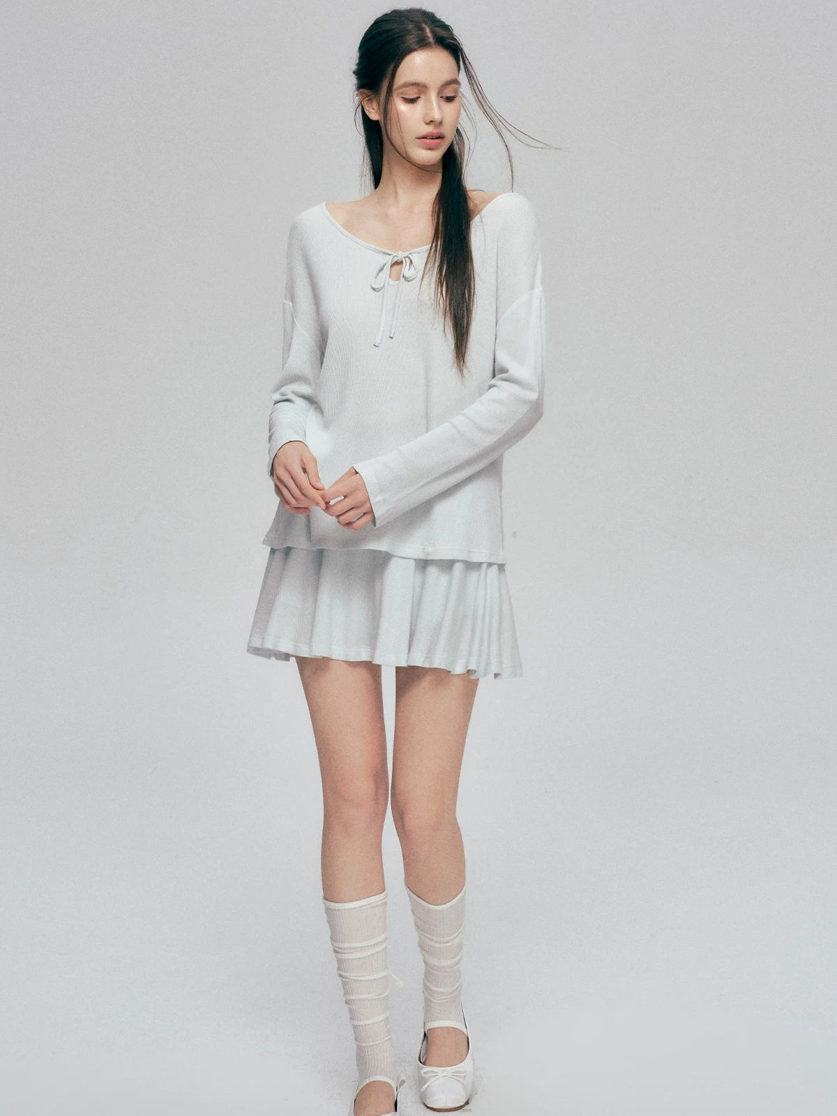 Bow Tie Knit Cover Up