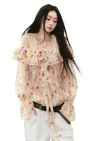 Floral Camisole Off-Shoulder Top