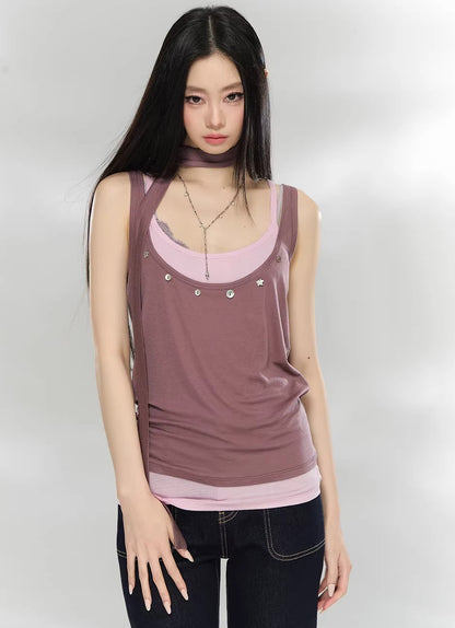 Ribbon Two‑Piece Tank Set