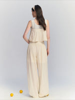 Contrast Two-Piece Set