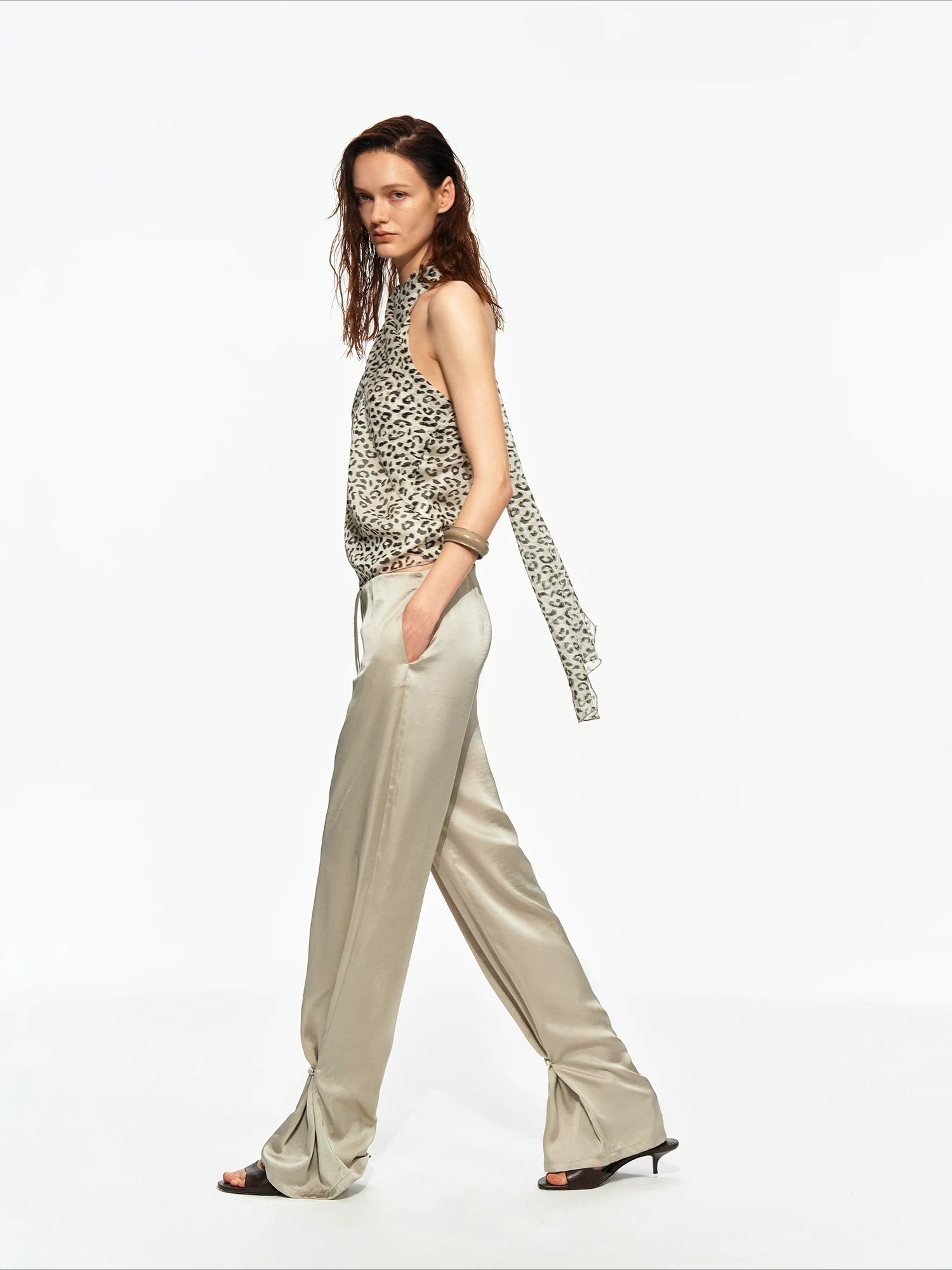 Satin Jogger Pants