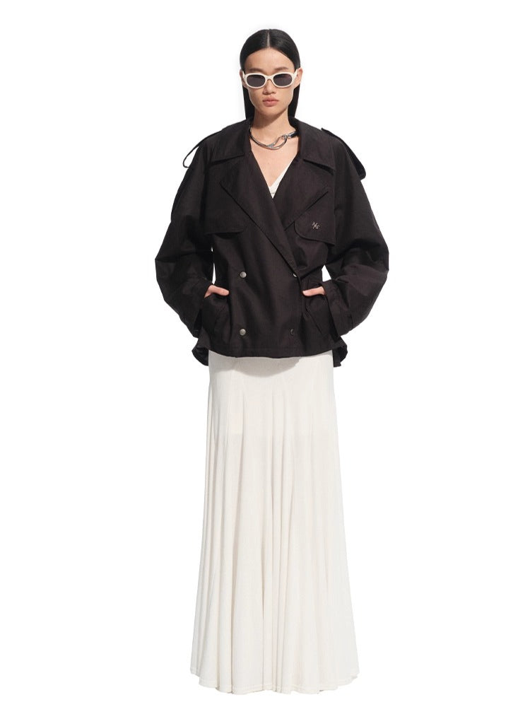 Rune Cotton Tencel Trench Coat