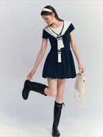 Contrast Bubble Dress Set