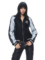 Y2K Leopard PU Patch Jacket