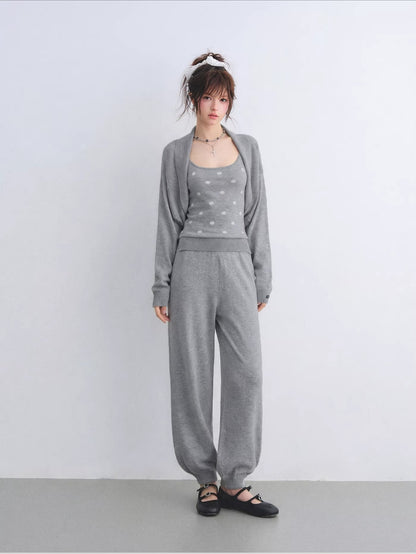 Polka Dot Layered Lounge Set